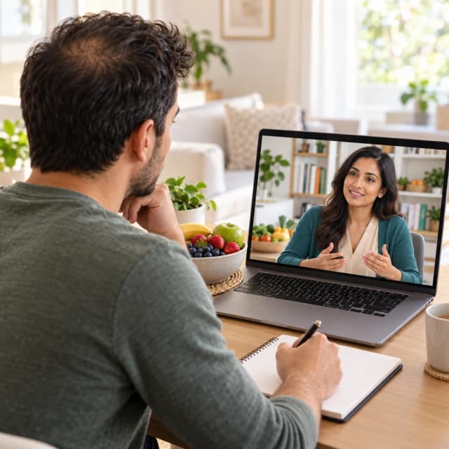  Online Dietitian Consultation for Hair Growth Users 