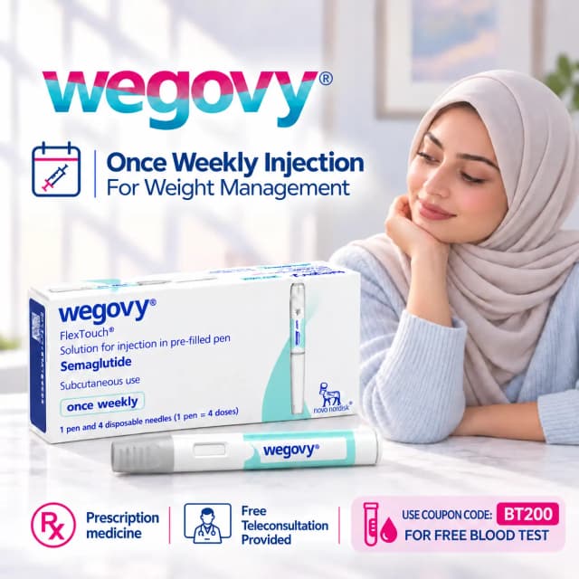 Wegovy Injection Program with Free Blood Test